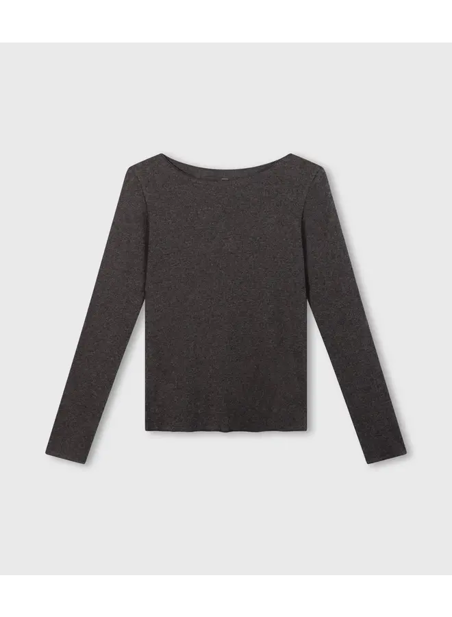 Boatneck Longsleeve Tee antra melee