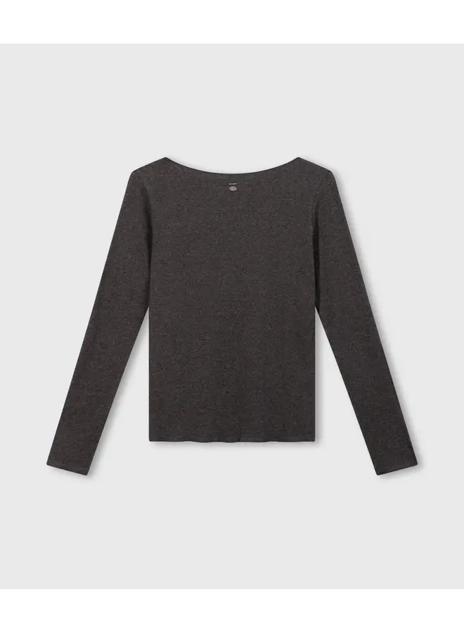 Boatneck Longsleeve Tee antra melee