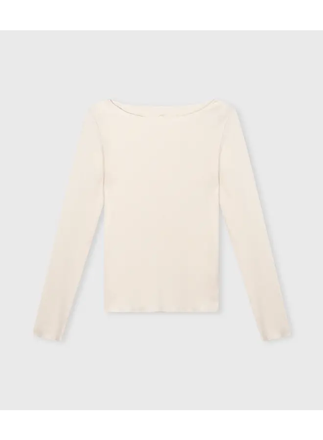 Boatneck Longsleeve Tee light natural