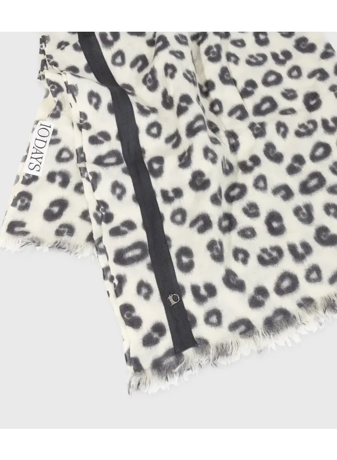 Scarf wol  leopard