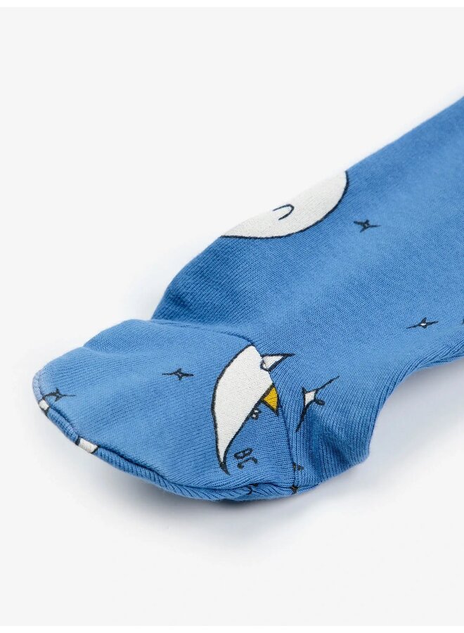 Baby Beneath The Moon  footed leggings