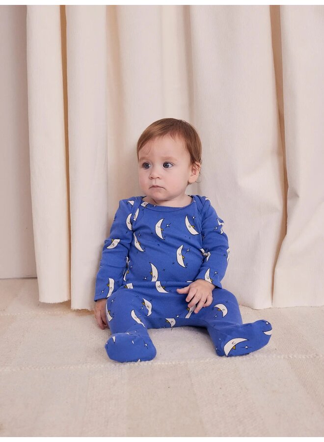 Baby Beneath The Moon  footed leggings
