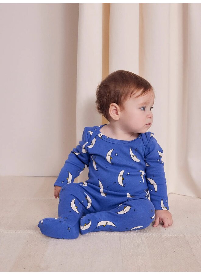 Baby Beneath The Moon  footed leggings