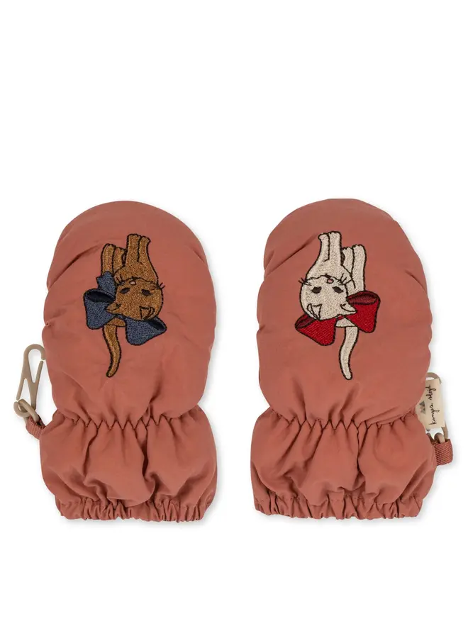 Juno Snow Baby Mittens canyon rose