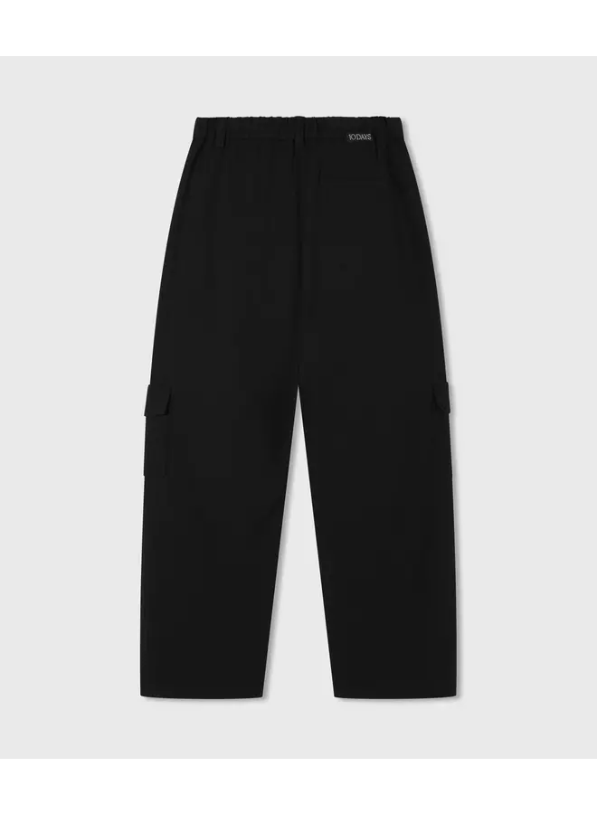 Cargo Pants Crepe schwarz
