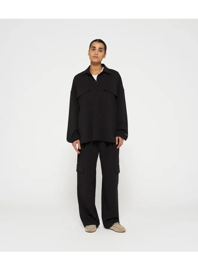Cargo Pants Crepe zwart
