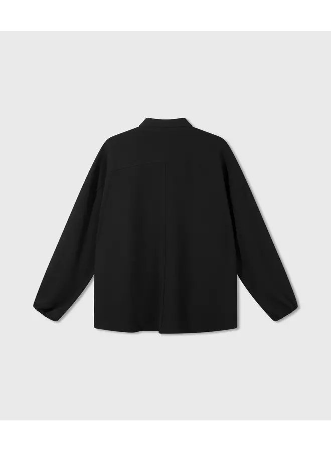 Overshirt Crepe black