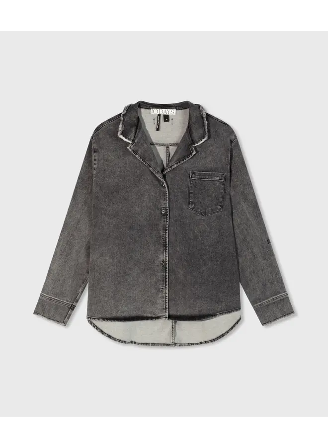 Shirt Jog Denim schwarz