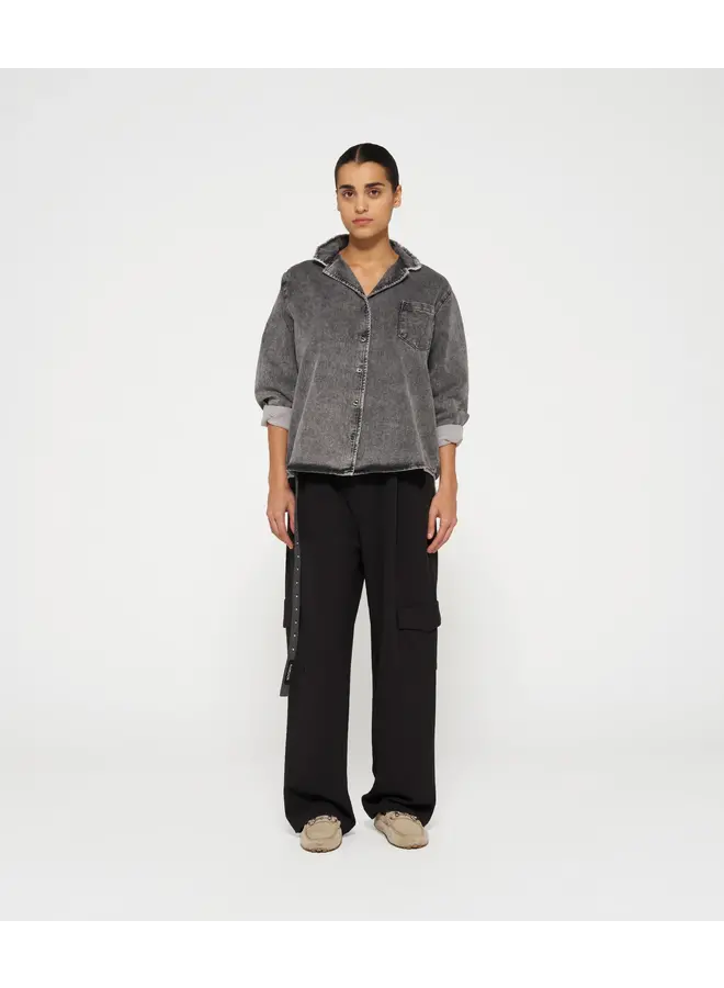 Shirt Jog Denim zwart