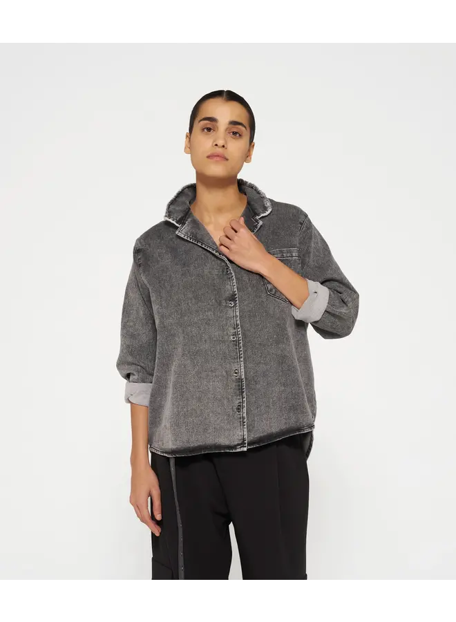 Shirt Jog Denim schwarz