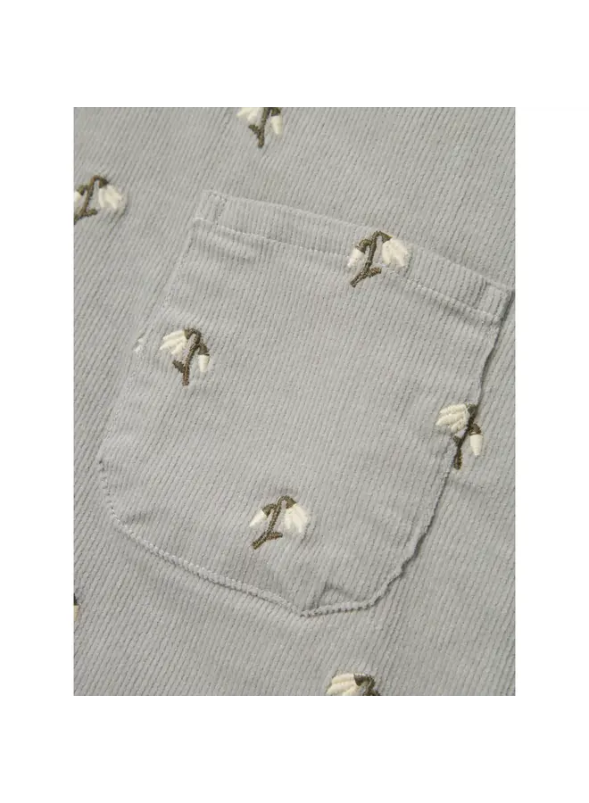 NELLY Cord Dress Mirage Grey