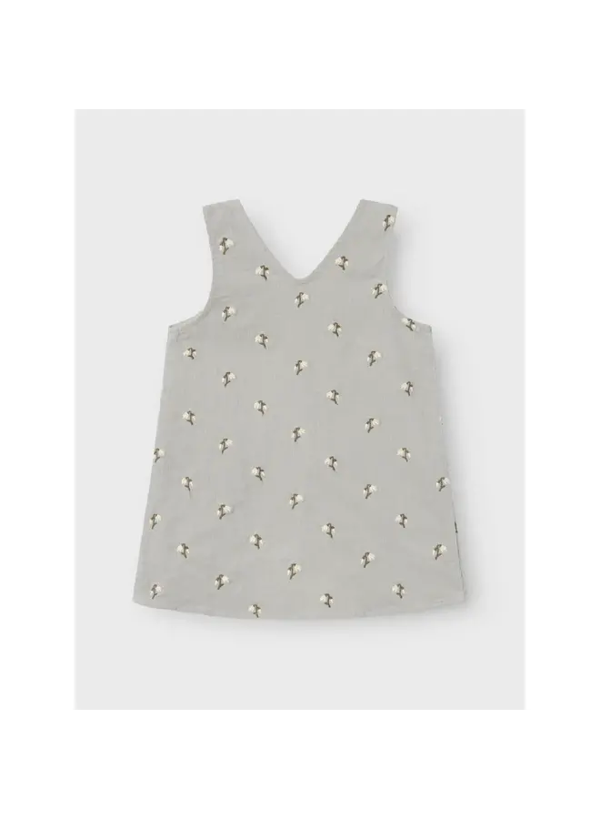 NELLY Cord Dress Mirage Grey