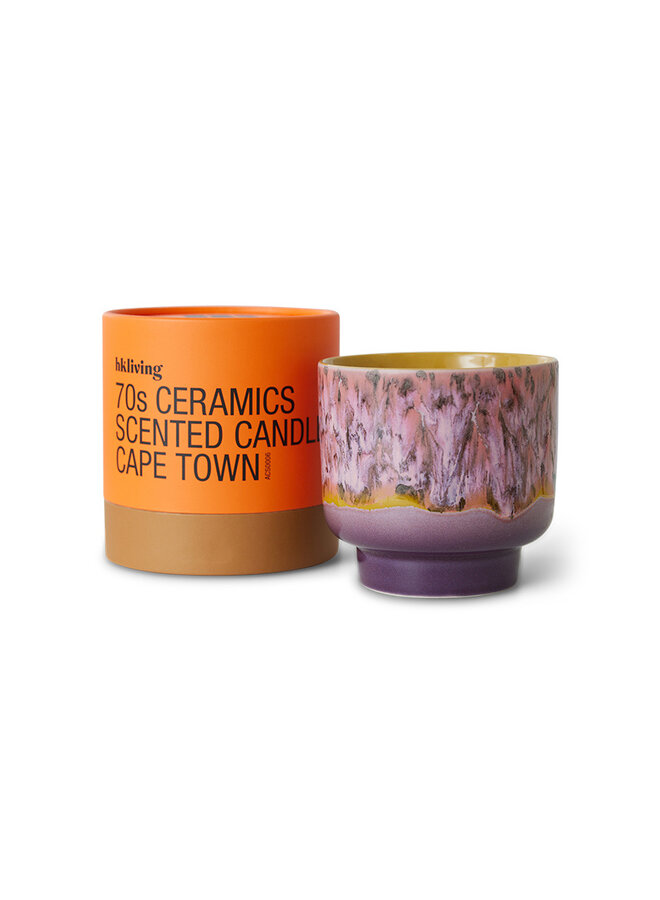 Ceramic Scented Candle - Cape Town