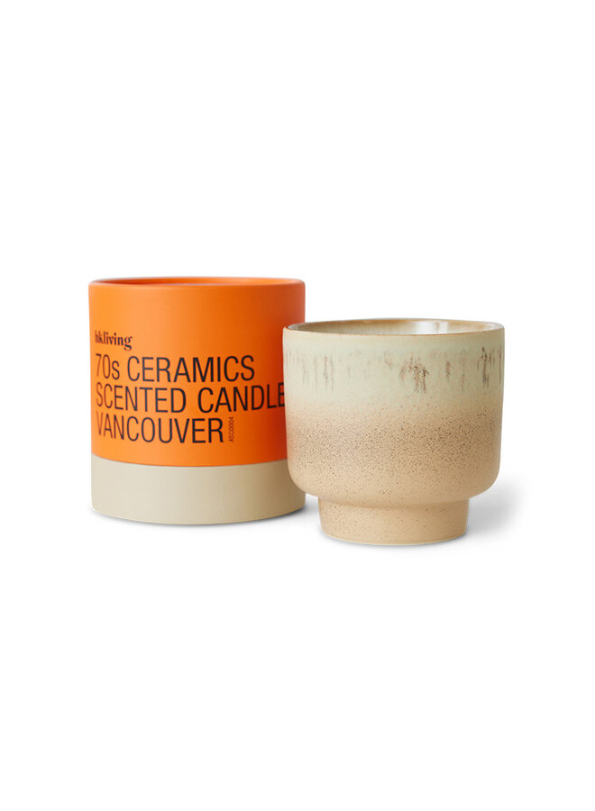 Ceramic Scented Candle - Vancouver