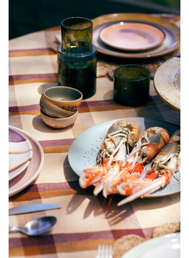 70s ceramics: XS bowls set of 4 - marine