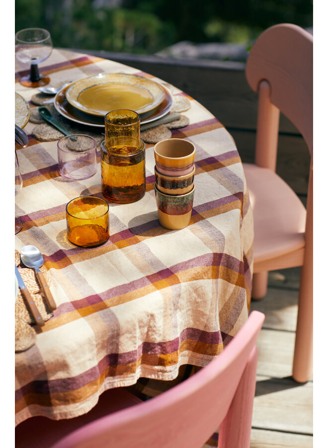 70s ceramics coffee mug - sunset