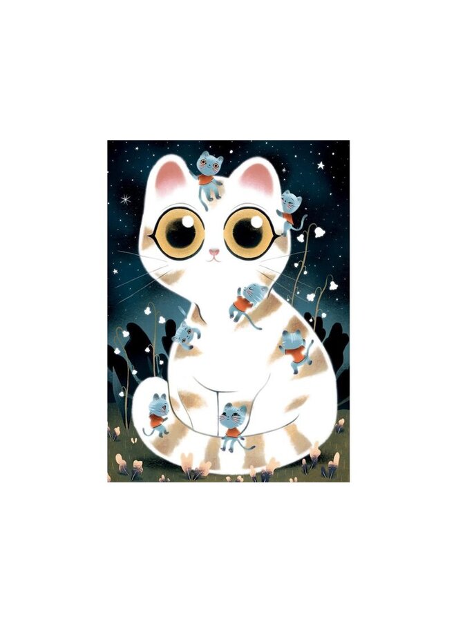 WIZZY Puzzle Knuffelkatten