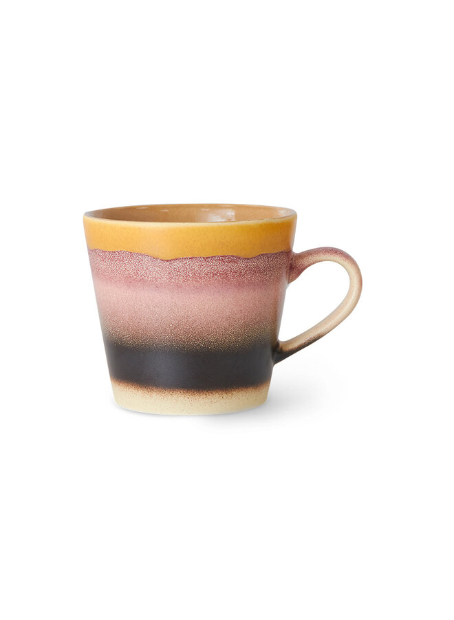 70s ceramics Cappuccino Mug - Sunset