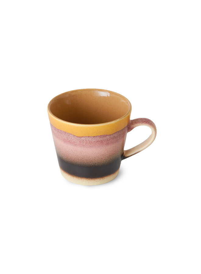 70s ceramics Cappuccino Mug - Sunset