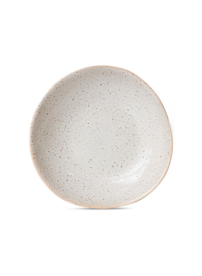 70s ceramics curry bowls  (set of 2) - hibiscus
