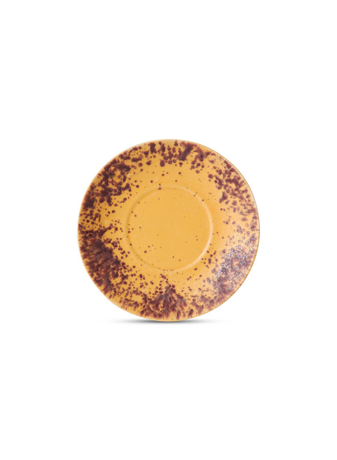 70s ceramics saucers (set of 4)  -  ocean