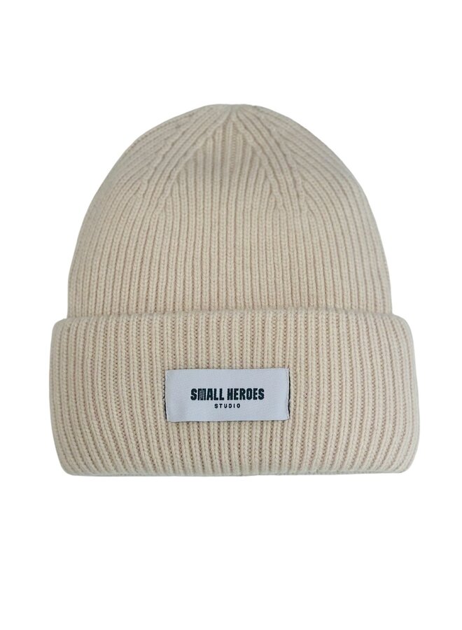 Wool Beanie - offwhite