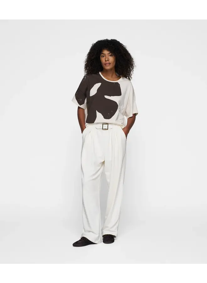 Belted Jogger - ecru