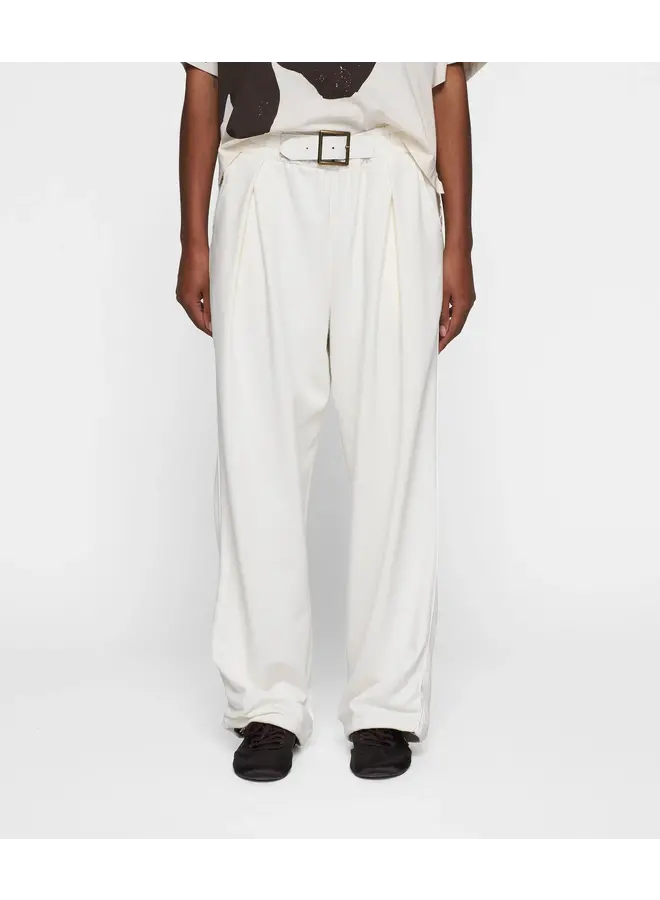 Belted Jogger - ecru