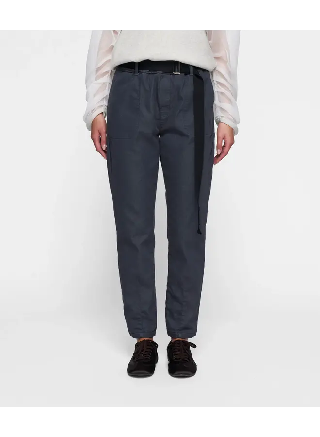 Belted Pants Jog - yale blue