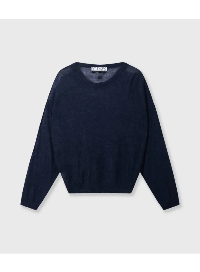 Knit Sweater - yale blue