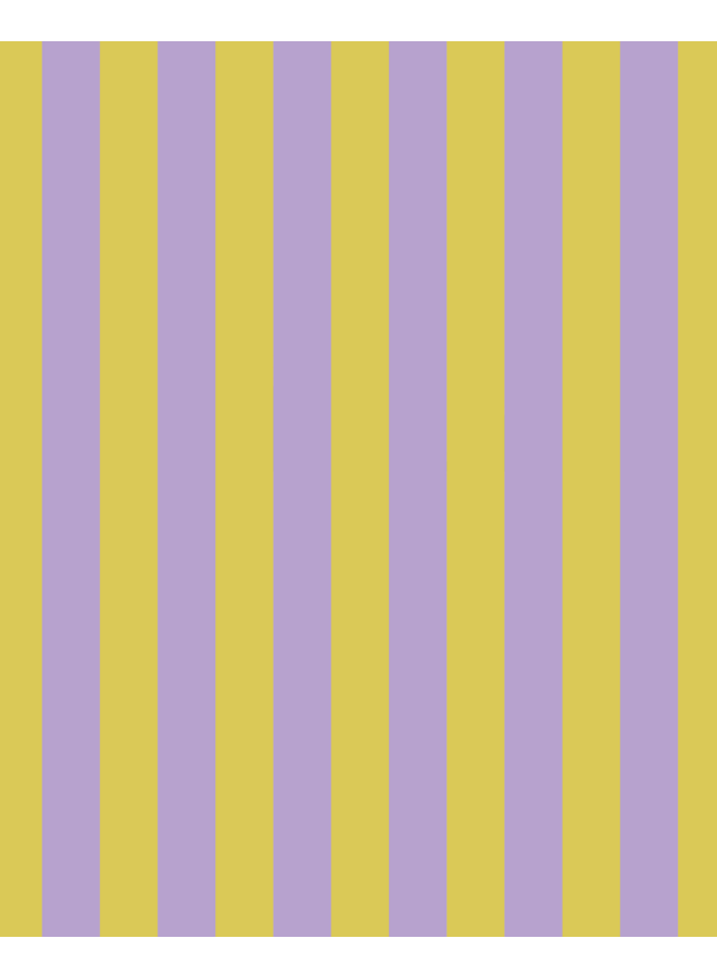 Blockbottom Beutel Streifen - lemon / lila