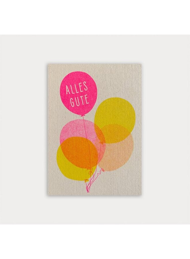 Card - Luftballon
