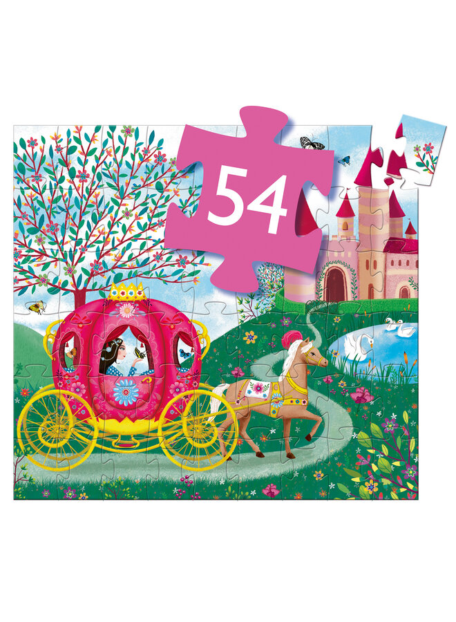 Puzzle Silhouette - Die Kutsche von Elise