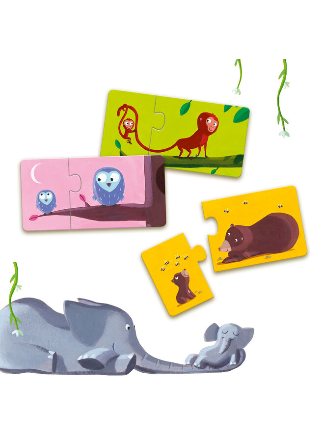 Puzzle duo/trio Mom and Baby