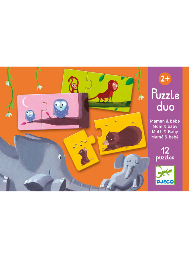 Puzzle duo/trio Mom and Baby