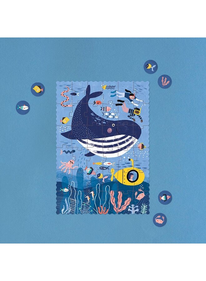 Puzzle Tiny  - Unicorn/Ocean
