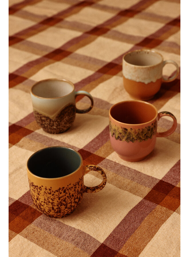 70s ceramics cafe americano CAPE Set of 4