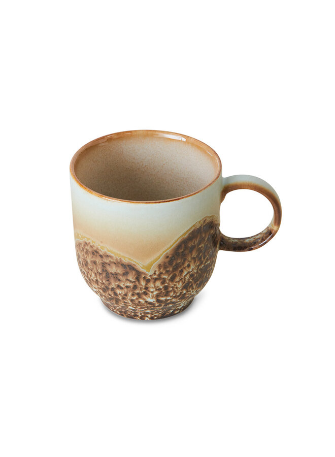 70s ceramics cafe mug americano SHELL