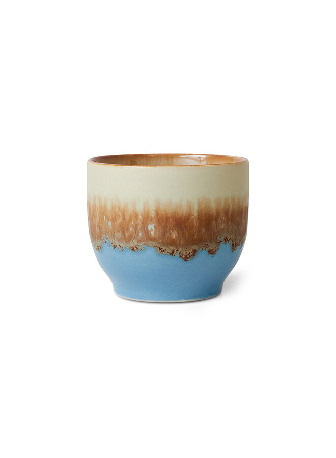 70s ceramics cafe cup SHORES