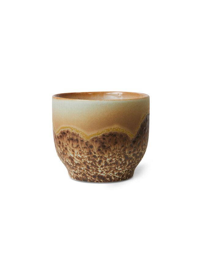 70s ceramics cafe cup SHELL