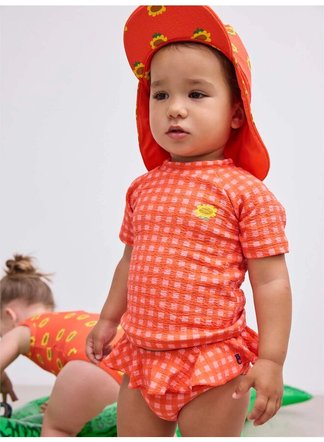 Sunflower all over swim cap