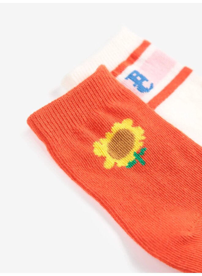 Sunflower short socks - 2er pack