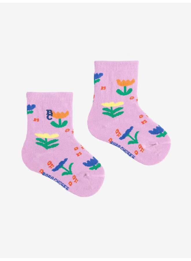 Garden Party all over short socks
