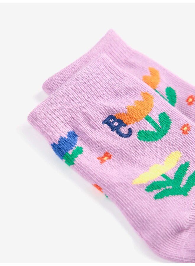 Garden Party all over short socks