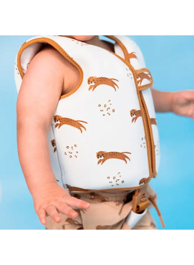 Leopard swim vest