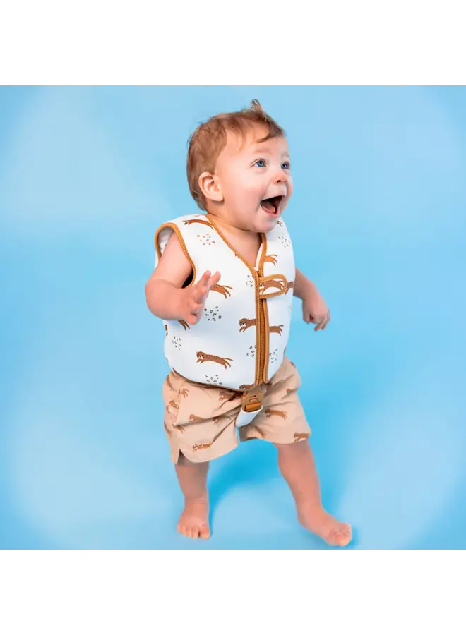 Leopard swim vest