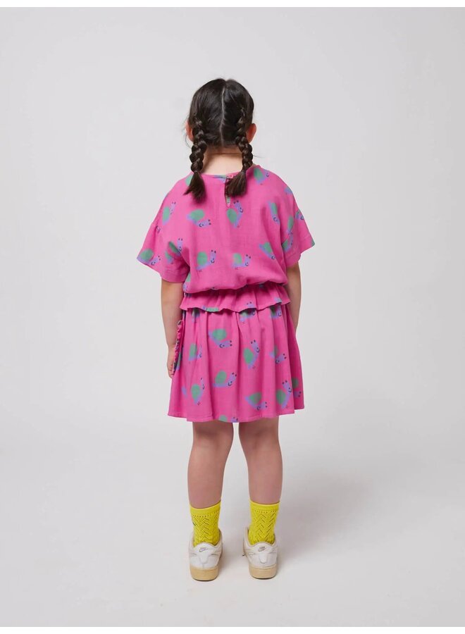 Funny Snail all over woven blouse