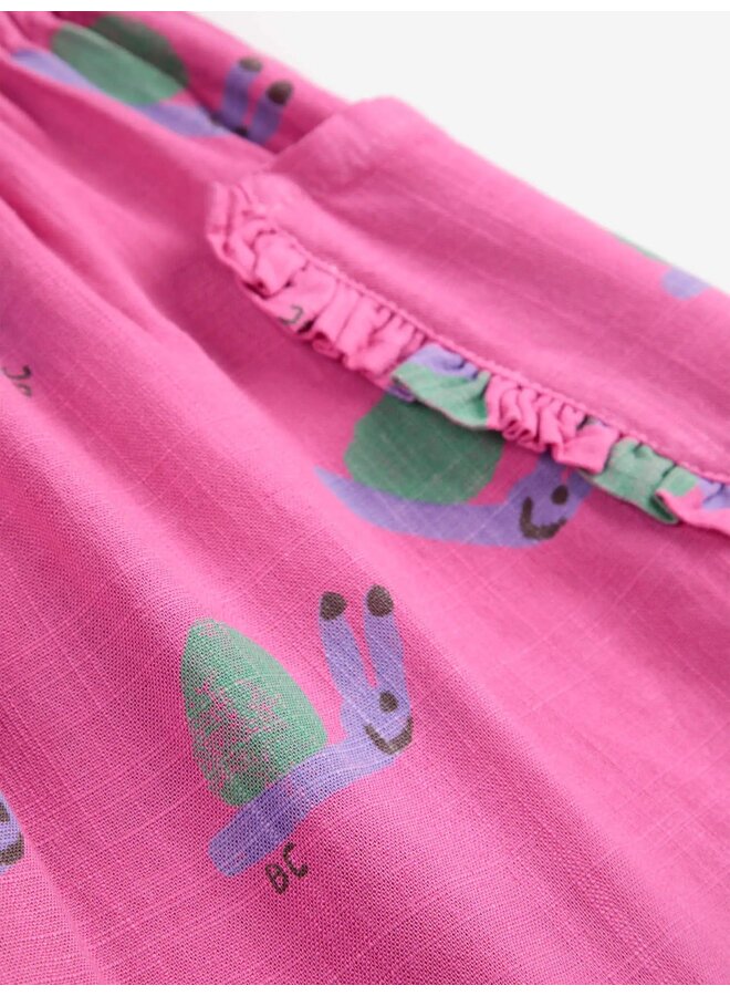Funny Snail all over woven skirt