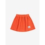 Smiling terry cloth skirt - red