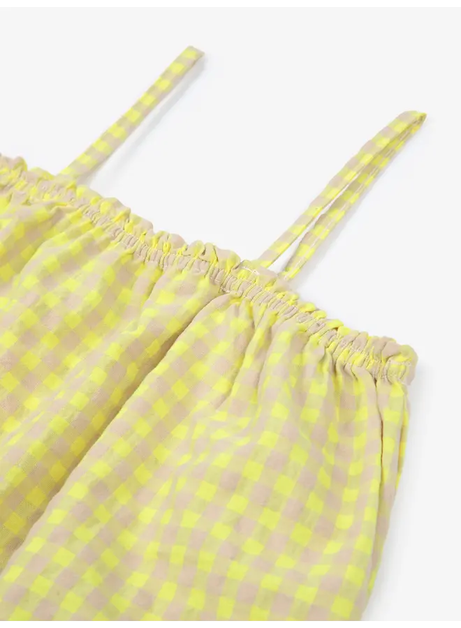 Vichy woven top